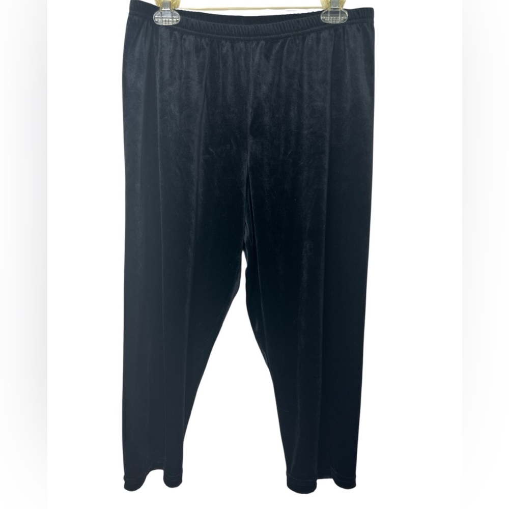 Vintage Selena Quintanilla Boutique 90's Velour Capri Pants in Black RARE